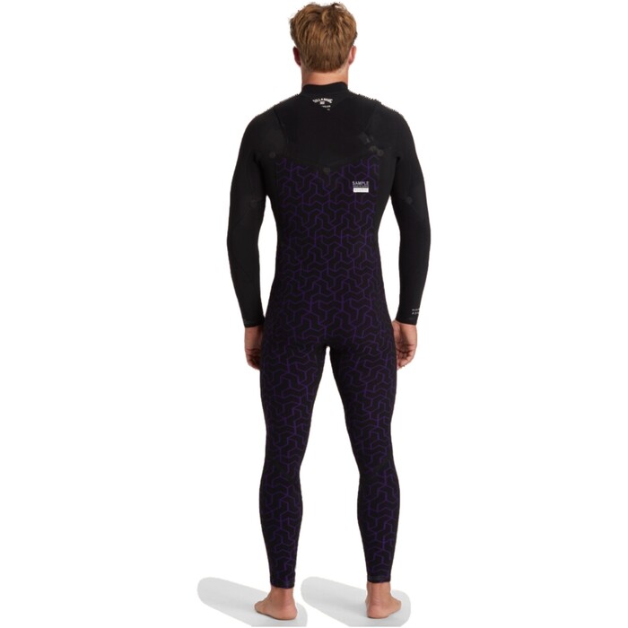 2024 Billabong Mens Furnace Natural 5/4mm Chest Zip Wetsuit ABYW100260 - Black